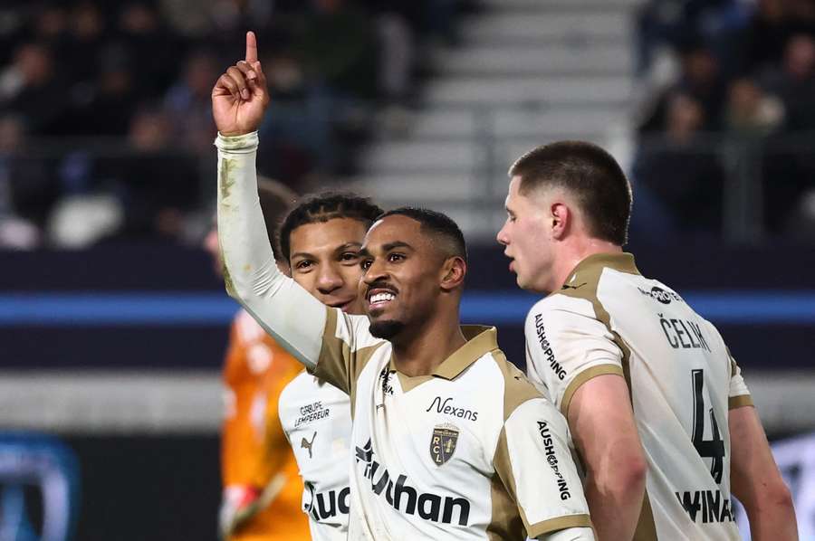 Wesley Said scored twice for Lens in the big win