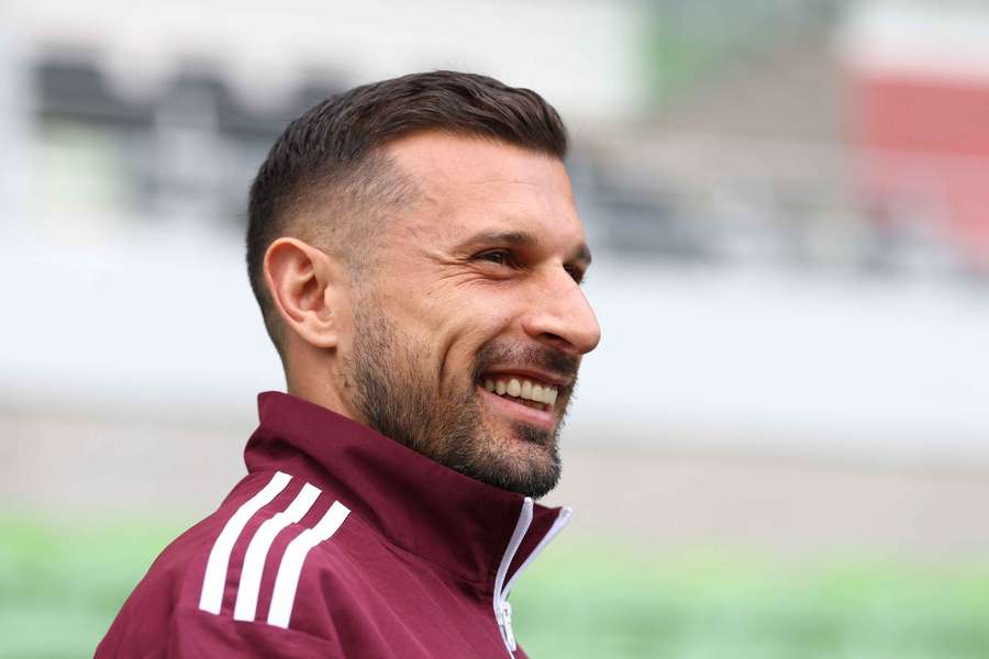 Kosta Barbarouses with his club side, Western Sydney Wanderers