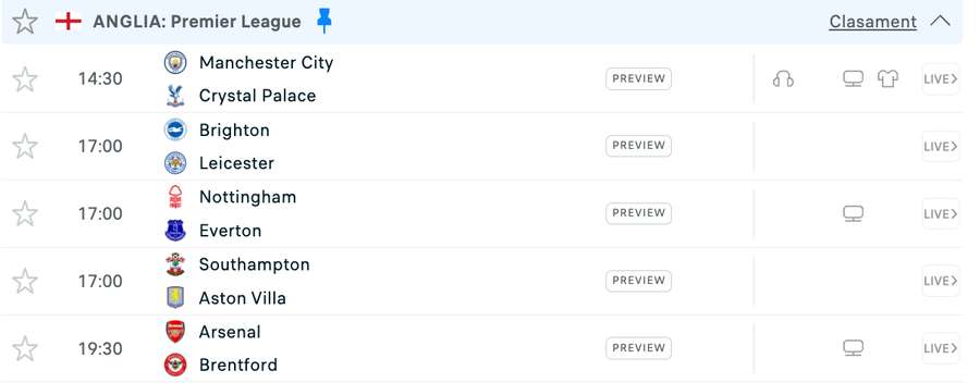 Program Premier League Program Premier League