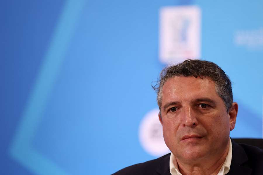 Luigi De Siervo, CEO of Serie A during the press conference