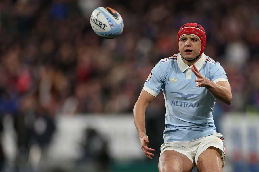 Bielle-Biarrey lors du match face à l'Angleterre.