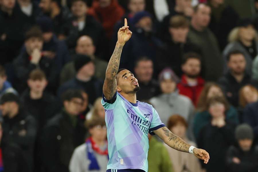 Jesus nastrieľal Crystal Palace v dvoch zápasoch päť gólov.