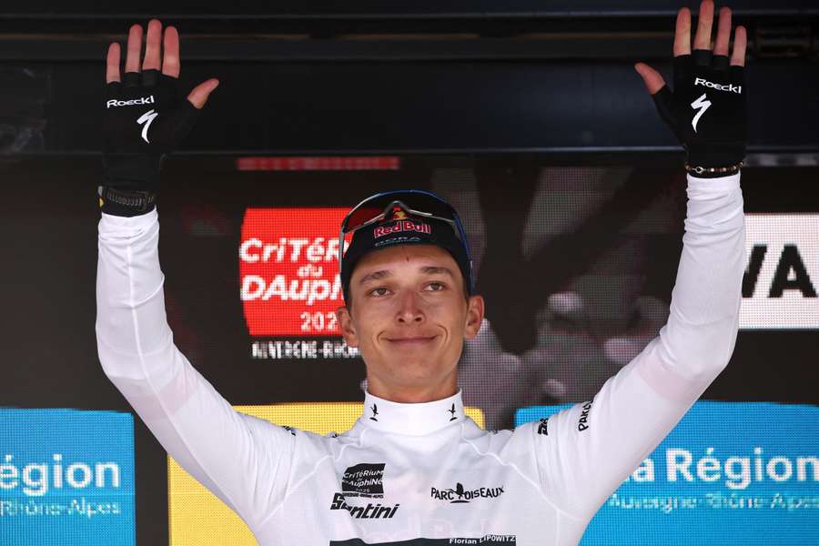 Florian Lipowitz auf dem Podium.