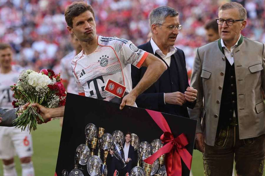 Thomas Müller fue expulsado el sábado en Múnich