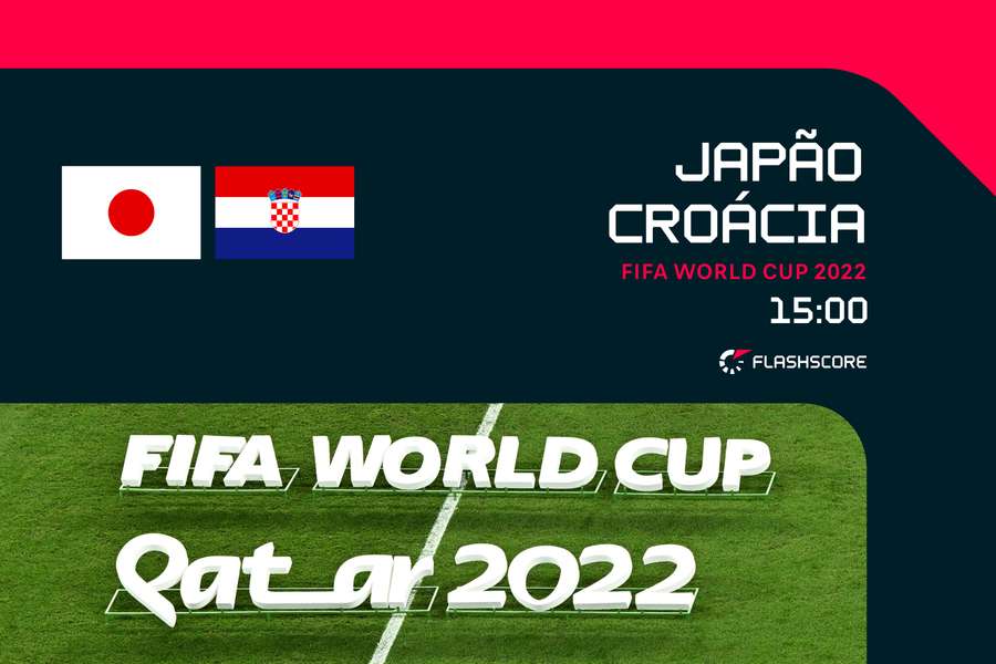 Japão e Croácia entram em campo para o duelo por um lugar nos quartos de final do Mundial-2022, no Catar