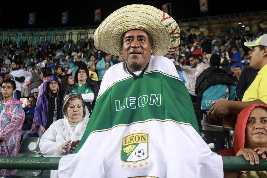 Ein Anhänger von Club León