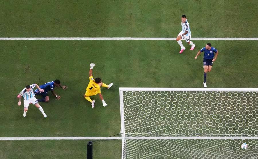 Il gol di Leo Messi