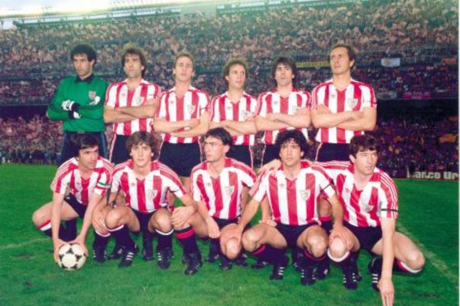 11 del Athletic en la última final de Copa ganada por los bilbaínos en 1984