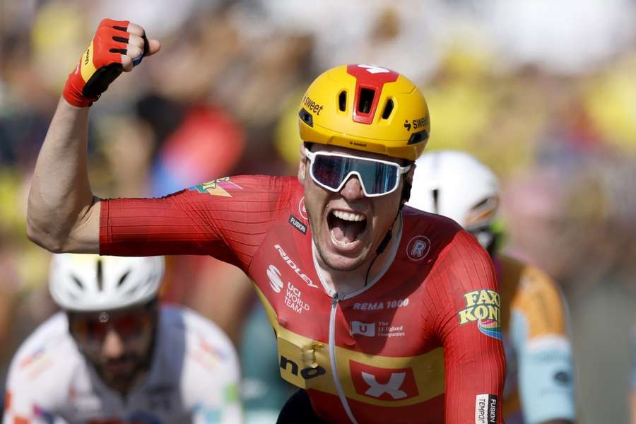 Sören Waerenskjold gewinnt 11. Etappe im Sprint. Sören Waerenskjold gewinnt 11. Etappe im Sprint.