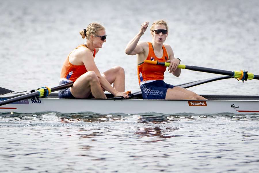 Ymkje Clevering en Veronique Meester varen vrijdag om 11.42 uur de A-finale