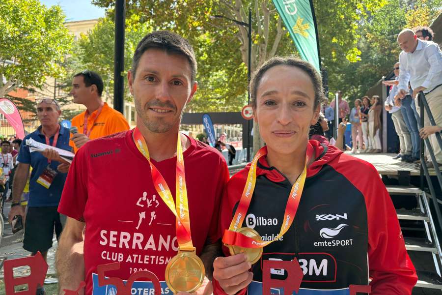 Chiki Pérez e Kaoutar Boulaid, novos campeões espanhóis de Meia Maratona