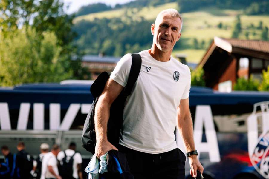 Trenér Viktorie Plzeň Martin Hyský. Trenér Viktorie Plzeň Martin Hyský.