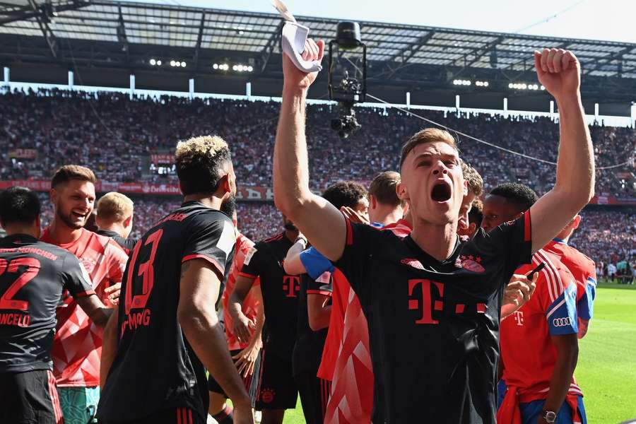 Joshua Kimmich feierte am Wochenende noch den Meistertitel mit dem FC Bayern.