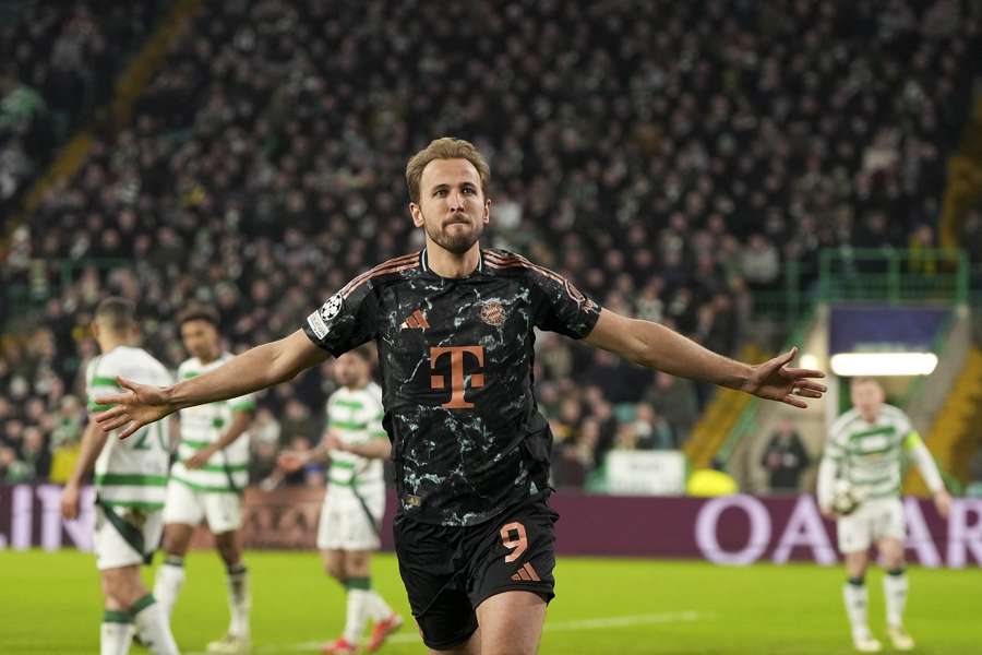 Kane scored Bayern's second 
