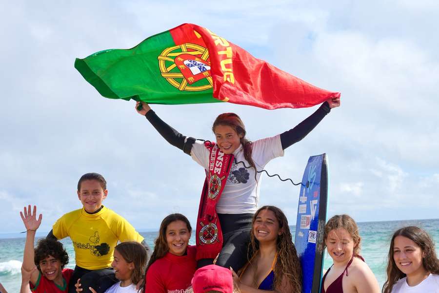 Luana Dourado, vencedora da etapa do Europeu Junior