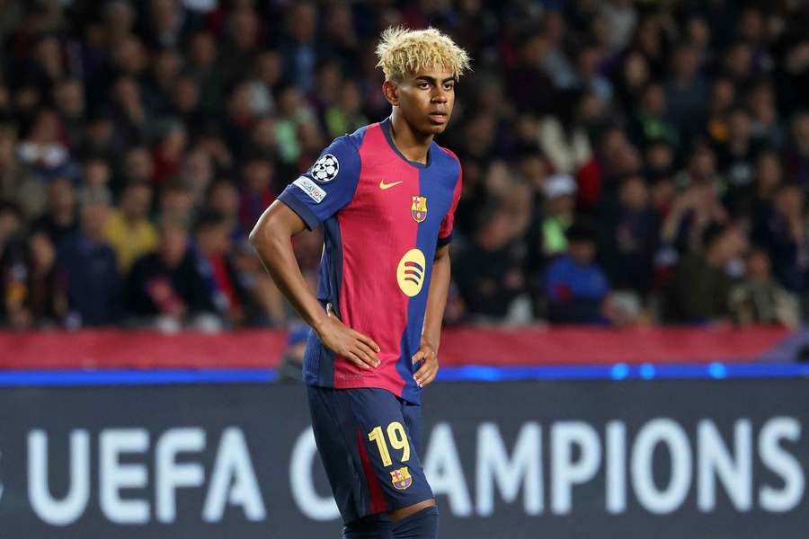 Barcelona's Lamine Yamal