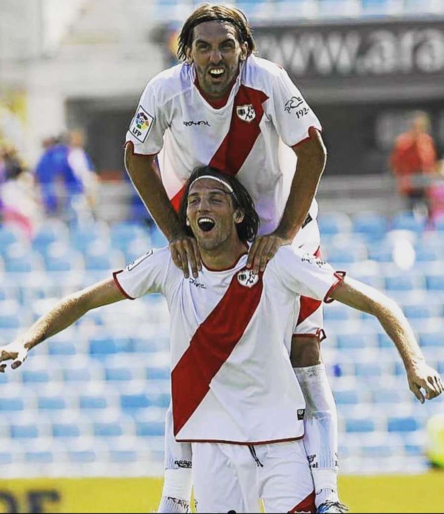 Jordi Figueras con el Rayo