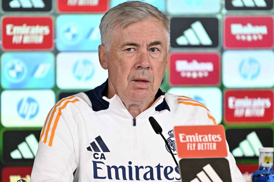 Carlo Ancelotti, treinador do Real Madrid