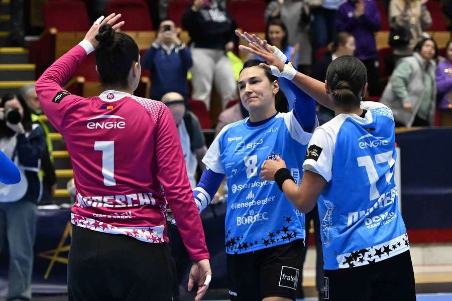 CSM Bucureşti, victorie clară cu Gloria 2018 Bistrița-Năsăud, în Liga Campionilor