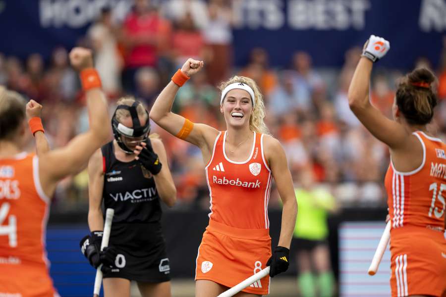 De hockeysters van Oranje hebben de titel veroverd in de Pro League