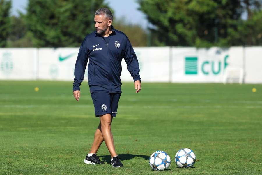 Rui Borges, treinador do Sporting