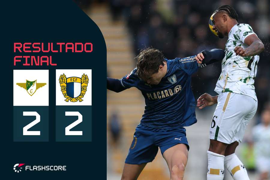 Gustavo Sá marcou para o Famalicão, mas os cónegos reagiram a tempo