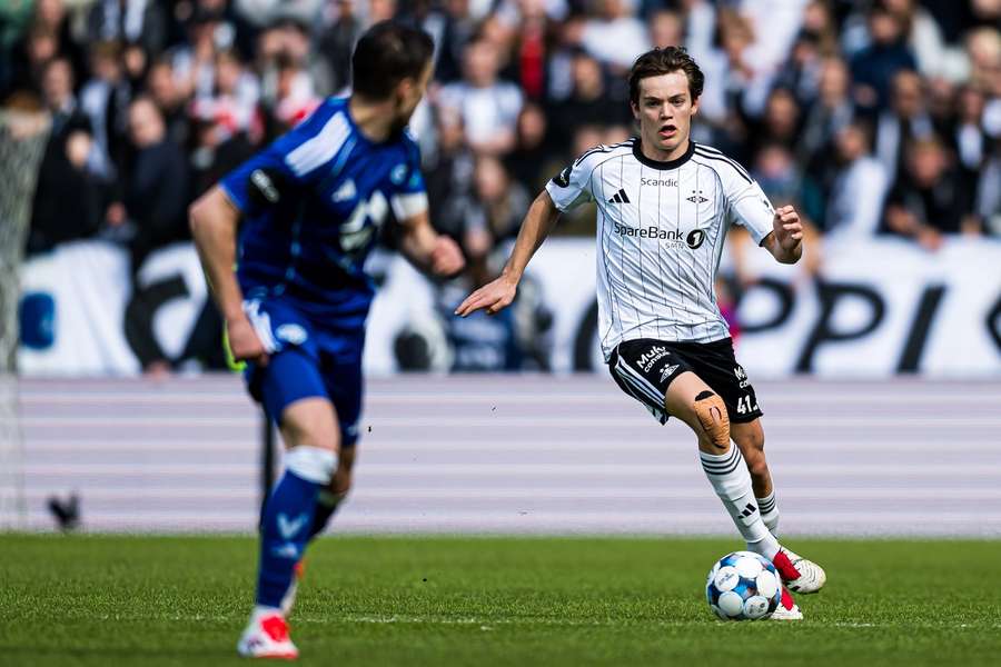 Sverre Nypan of Rosenborg during the Eliteserien match against Molde on April 27th, 2025 Sverre Nypan of Rosenborg during the Eliteserien match against Molde on April 27th, 2025