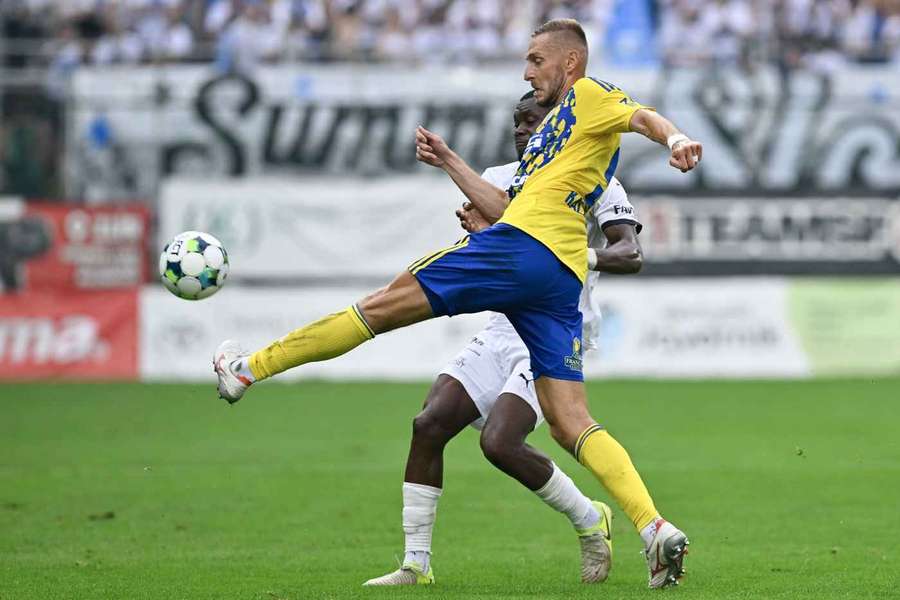 Zlínský Jan Kalabiška byl smutným hrdinou ligového duelu se Slováckem.
