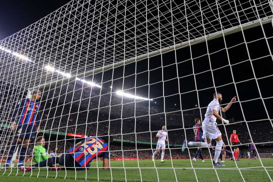 Vinicius Junior opened the scoring for Real Madrid before half-time