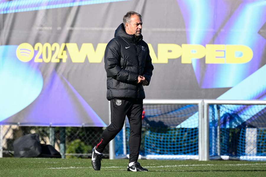 Hansi Flick, con el FC Barcleona