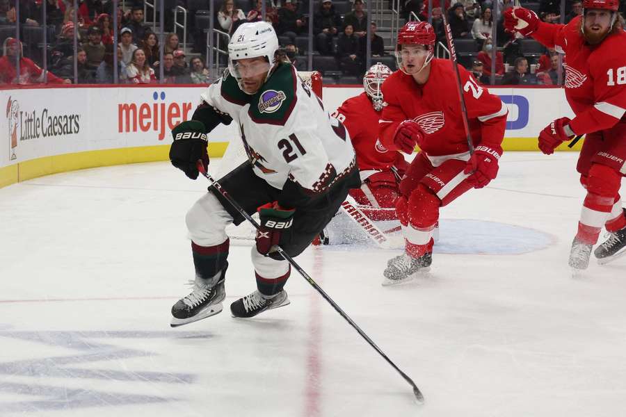Loui Eriksson in action for the Arizona Coyotes