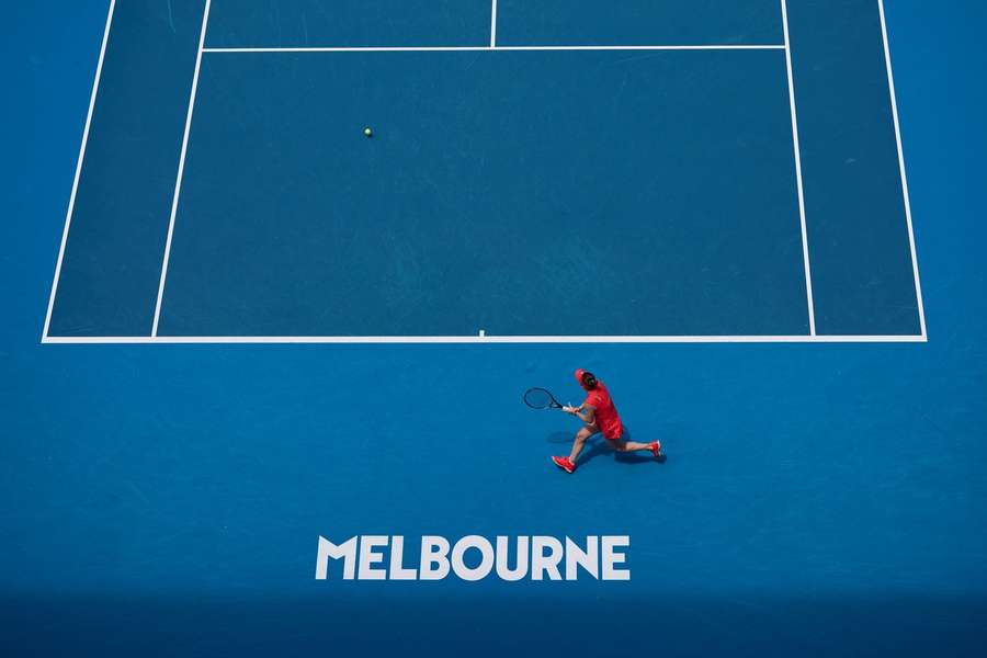 Svitolina na korcie w Melbourne