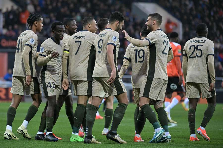 Pařížané nasázeli Lorientu čtyři góly, Kylian Mbappé zaznamenal bilanci 2+1.
