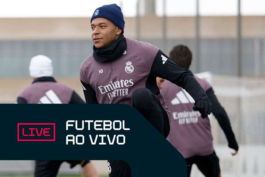 Mbappé treina, mas não joga