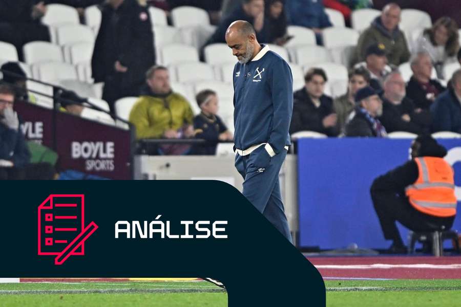 O treinador do West Ham, Nuno Espírito Santo 
