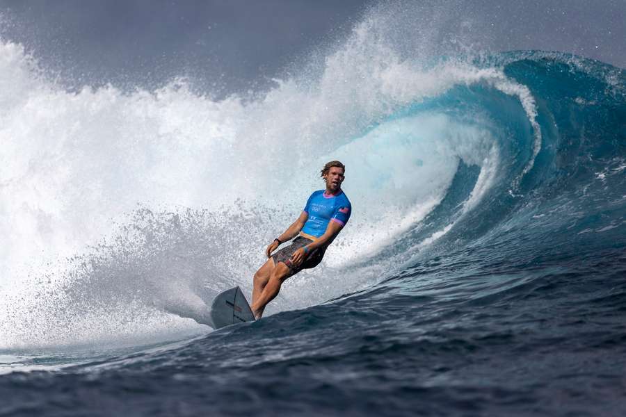 John John Florence em ação nos Jogos Olímpicos