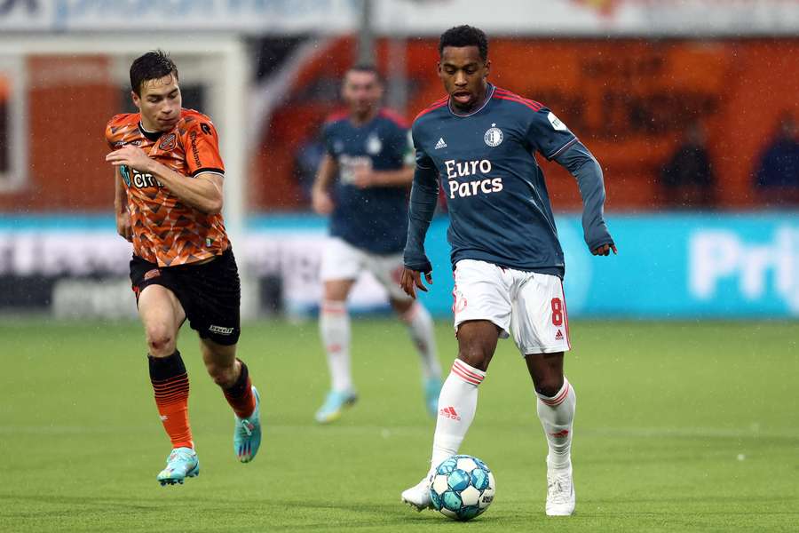 Quinten Timber speelde bij Feyenoord alle 18 officiële wedstrijden in de eerste seizoenshelft