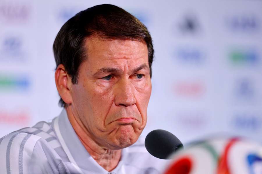 Rudi Garcia face à la presse jeudi. Rudi Garcia face à la presse jeudi.