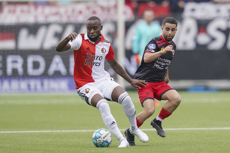 Marouan Azarkan tegen zijn oorspronkelijke werkgever Feyenoord