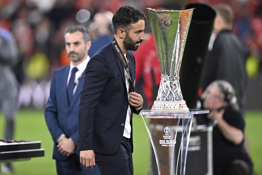 Ruben Amorim après la défaite mercredi soir.
