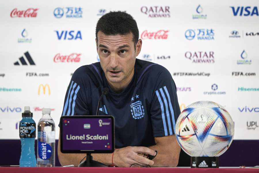 Scaloni tentou retirar alguma pressão à equipa