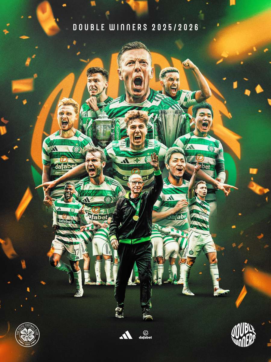 Celtic świętuje podwójną koronę w sezonie 2025/26! Celtic świętuje podwójną koronę w sezonie 2025/26!