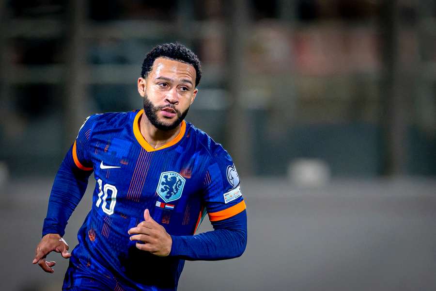 Memphis Depay marcou na vitória contra Malta
