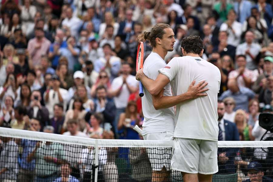  Zverev verloor met 3-2 van Fritz op Wimbledon