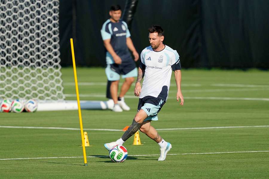 Messi, con Argentina