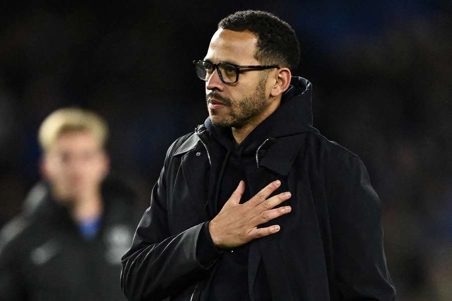 Liam Rosenior on the touchline