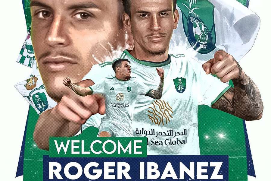 Roger Ibañez oficializado no Al Ahli