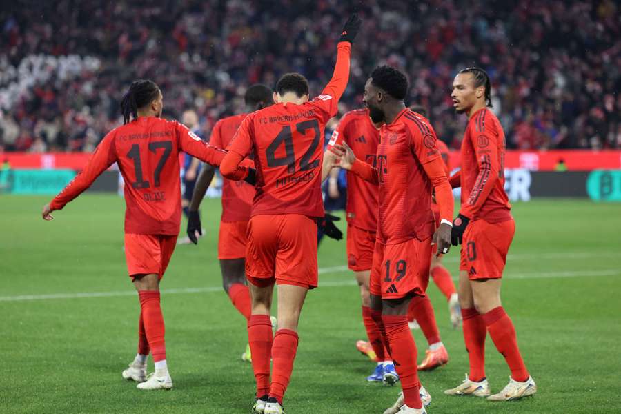 Le Bayern en pleine célébration.