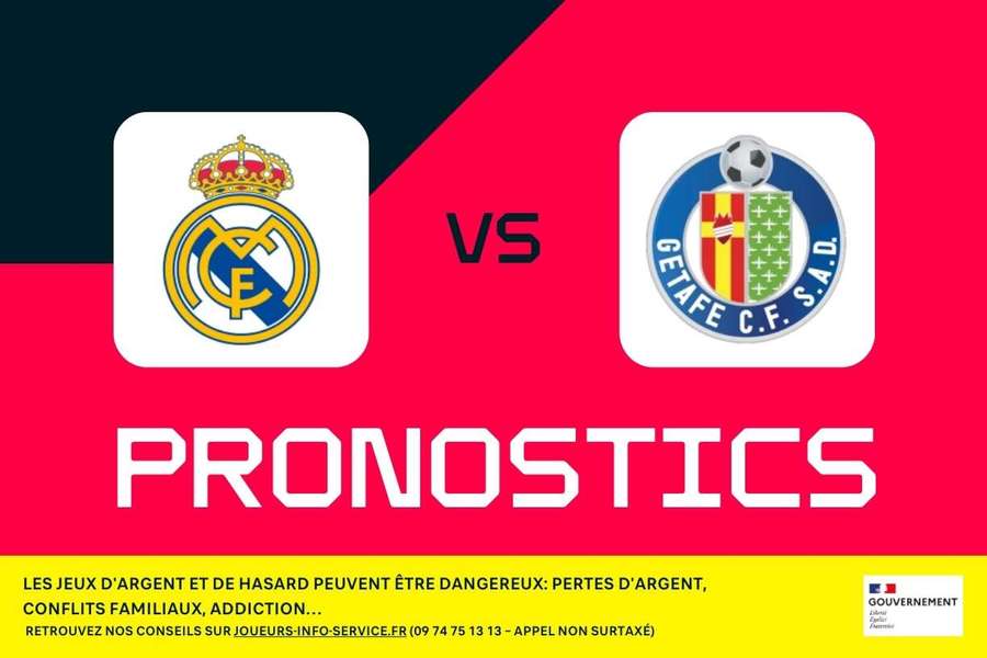 Real Madrid - Getafe : pronostics, meilleurs paris et cotes (Liga)