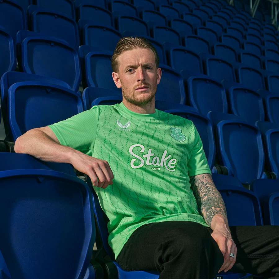 Brankářská sada Evertonu.